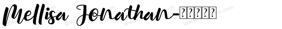 Mellisa Jonathan字体转换